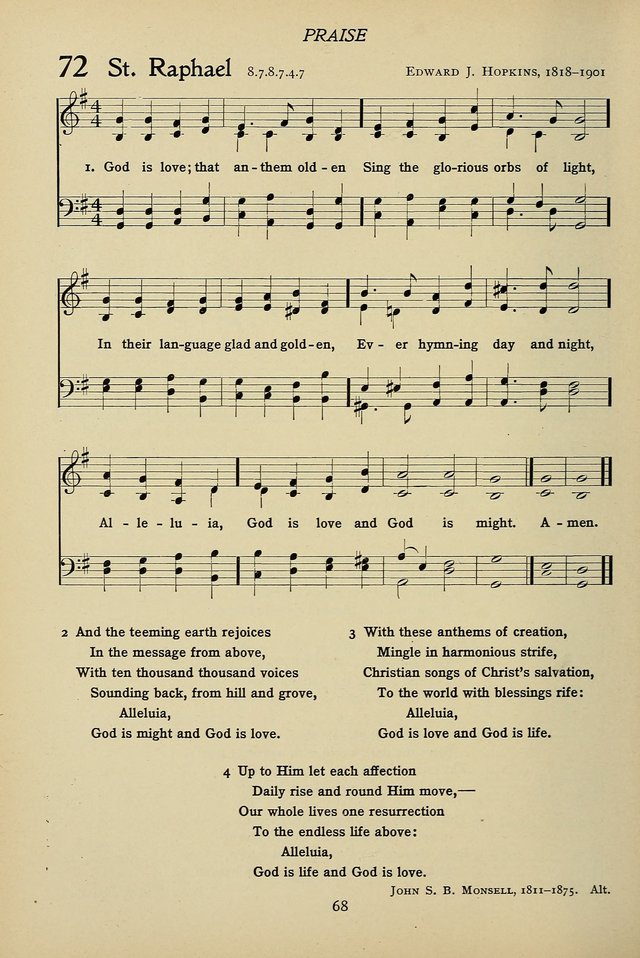 Hymns for Schools and Colleges page 68