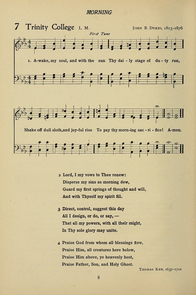 Hymns for Schools and Colleges page 8