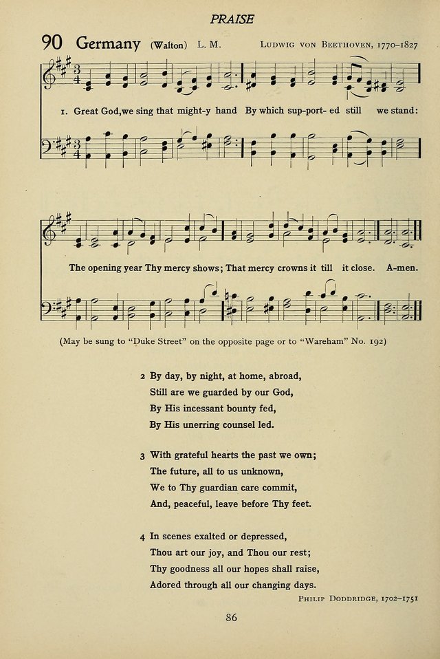Hymns for Schools and Colleges page 86