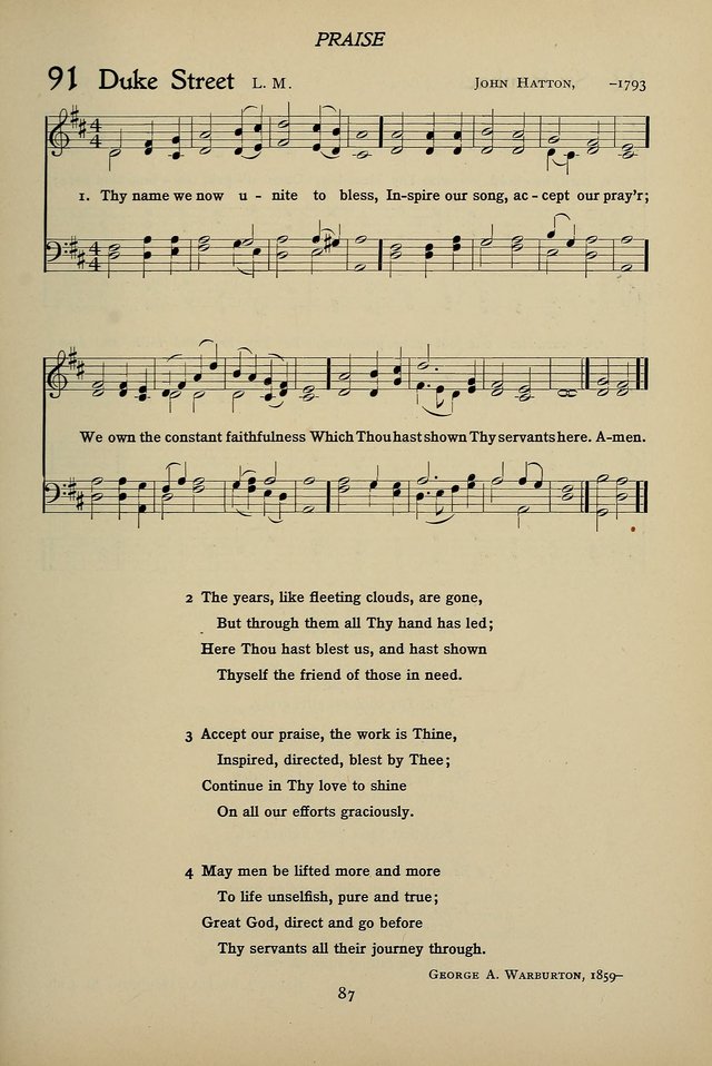 Hymns for Schools and Colleges page 87