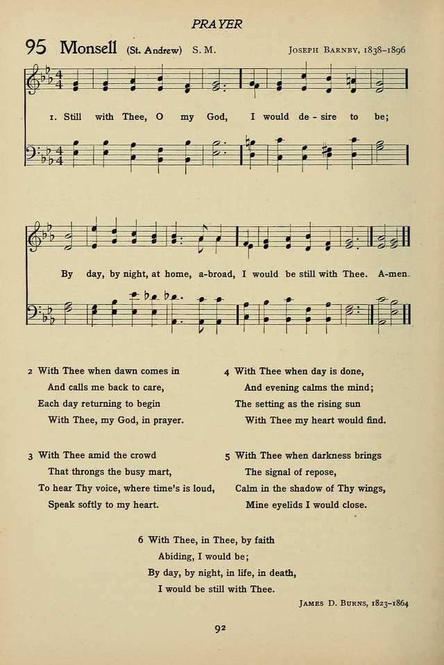 Hymns for Schools and Colleges page 92