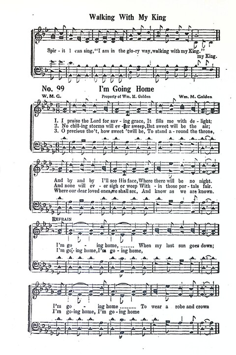 Harbor Bells [no. 1]: our 1925 book for Sunday schools, singing schools, revivals, conventions, and general use in all religious gatherings page 100
