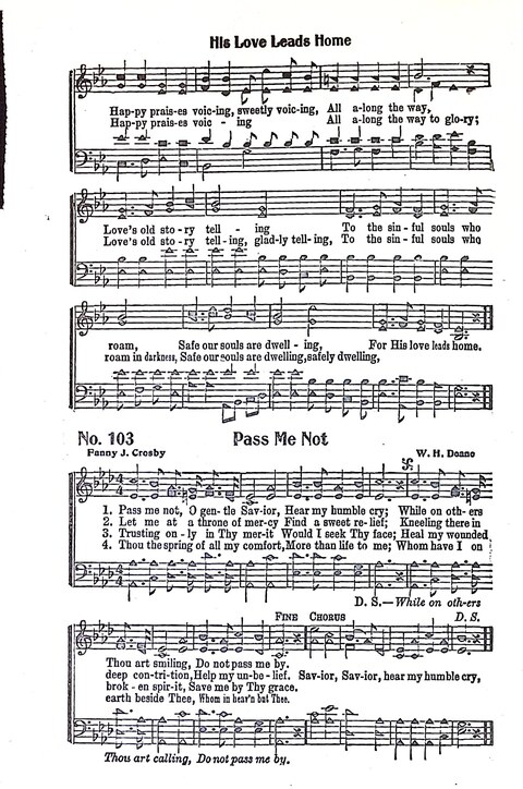Harbor Bells [no. 1]: our 1925 book for Sunday schools, singing schools, revivals, conventions, and general use in all religious gatherings page 104