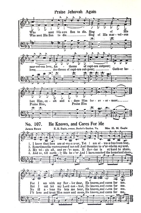 Harbor Bells [no. 1]: our 1925 book for Sunday schools, singing schools, revivals, conventions, and general use in all religious gatherings page 108