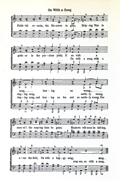 Harbor Bells [no. 1]: our 1925 book for Sunday schools, singing schools, revivals, conventions, and general use in all religious gatherings page 122