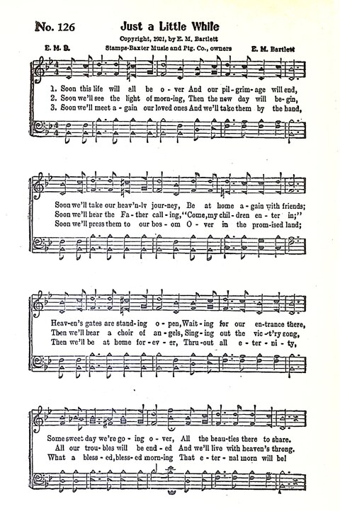 Harbor Bells [no. 1]: our 1925 book for Sunday schools, singing schools, revivals, conventions, and general use in all religious gatherings page 143