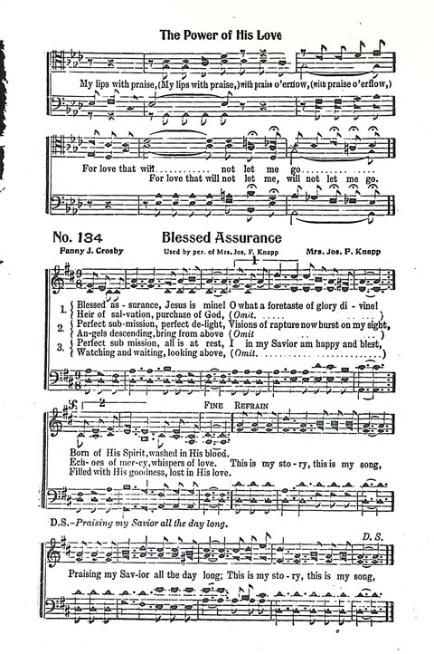 Harbor Bells [no. 1]: our 1925 book for Sunday schools, singing schools, revivals, conventions, and general use in all religious gatherings page 154