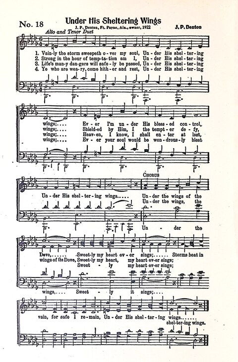 Harbor Bells [no. 1]: our 1925 book for Sunday schools, singing schools, revivals, conventions, and general use in all religious gatherings page 19