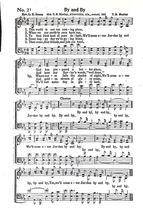 Harbor Bells [no. 1]: our 1925 book for Sunday schools, singing schools, revivals, conventions, and general use in all religious gatherings page 22
