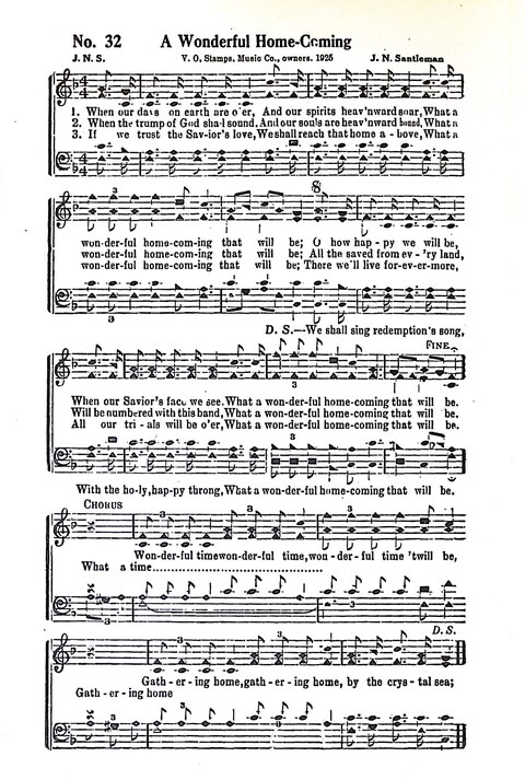 Harbor Bells [no. 1]: our 1925 book for Sunday schools, singing schools, revivals, conventions, and general use in all religious gatherings page 33