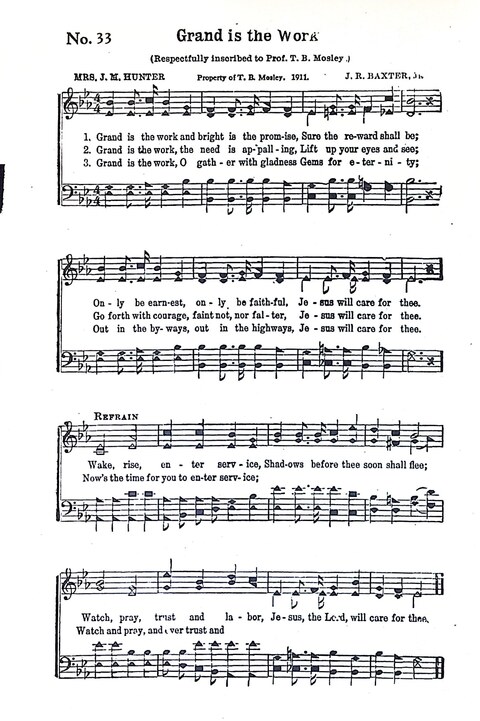 Harbor Bells [no. 1]: our 1925 book for Sunday schools, singing schools, revivals, conventions, and general use in all religious gatherings page 34