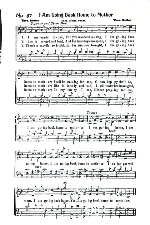 Harbor Bells [no. 1]: our 1925 book for Sunday schools, singing schools, revivals, conventions, and general use in all religious gatherings page 38