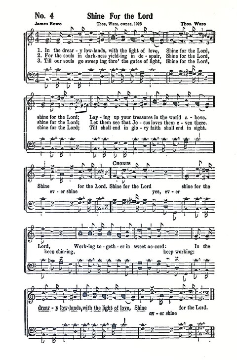 Harbor Bells [no. 1]: our 1925 book for Sunday schools, singing schools, revivals, conventions, and general use in all religious gatherings page 5