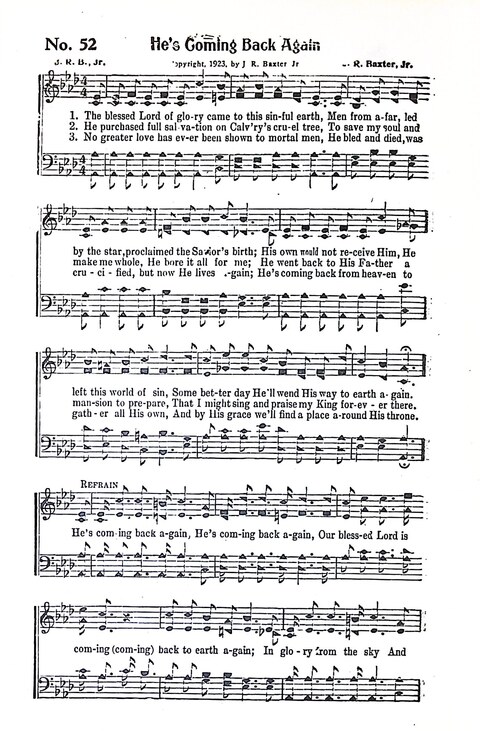 Harbor Bells [no. 1]: our 1925 book for Sunday schools, singing schools, revivals, conventions, and general use in all religious gatherings page 53
