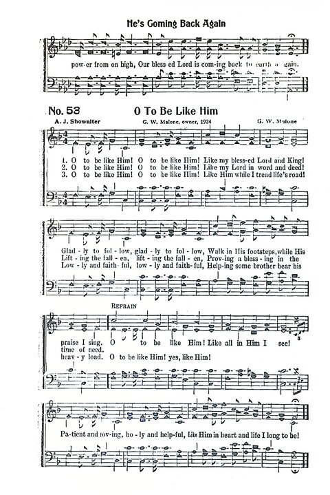 Harbor Bells [no. 1]: our 1925 book for Sunday schools, singing schools, revivals, conventions, and general use in all religious gatherings page 54