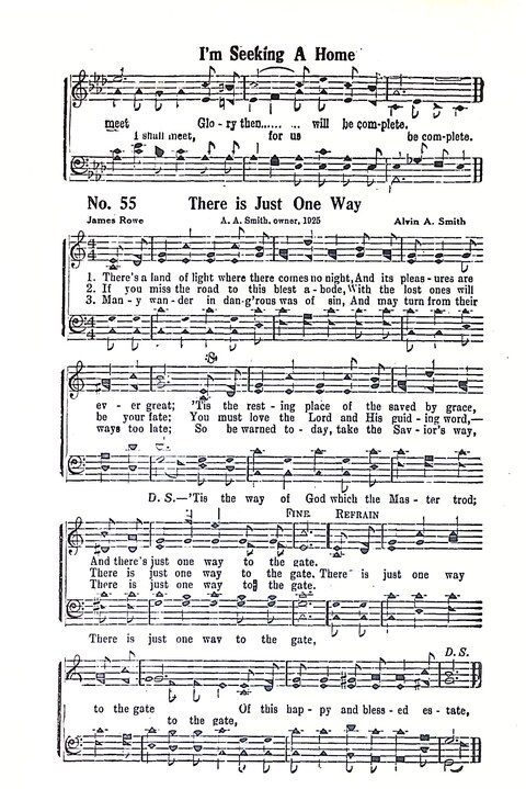 Harbor Bells [no. 1]: our 1925 book for Sunday schools, singing schools, revivals, conventions, and general use in all religious gatherings page 56