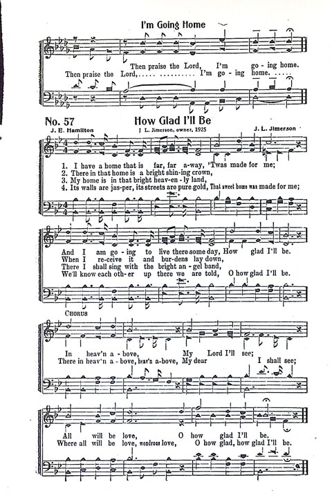 Harbor Bells [no. 1]: our 1925 book for Sunday schools, singing schools, revivals, conventions, and general use in all religious gatherings page 58