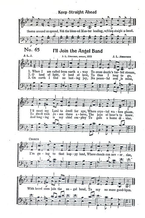 Harbor Bells [no. 1]: our 1925 book for Sunday schools, singing schools, revivals, conventions, and general use in all religious gatherings page 66