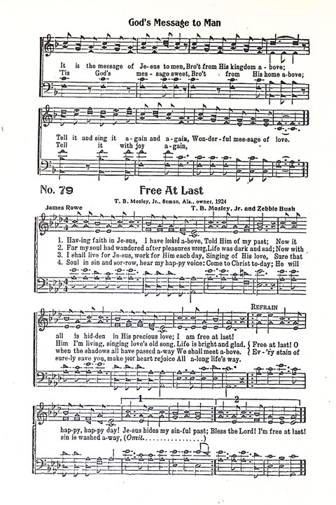 Harbor Bells [no. 1]: our 1925 book for Sunday schools, singing schools, revivals, conventions, and general use in all religious gatherings page 80