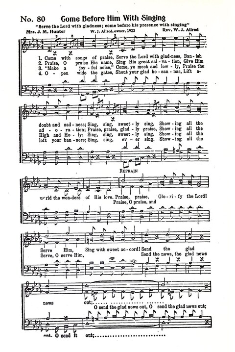 Harbor Bells [no. 1]: our 1925 book for Sunday schools, singing schools, revivals, conventions, and general use in all religious gatherings page 81