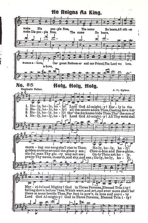 Harbor Bells [no. 1]: our 1925 book for Sunday schools, singing schools, revivals, conventions, and general use in all religious gatherings page 86