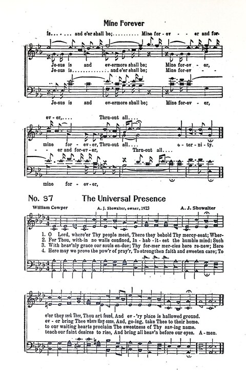 Harbor Bells [no. 1]: our 1925 book for Sunday schools, singing schools, revivals, conventions, and general use in all religious gatherings page 88