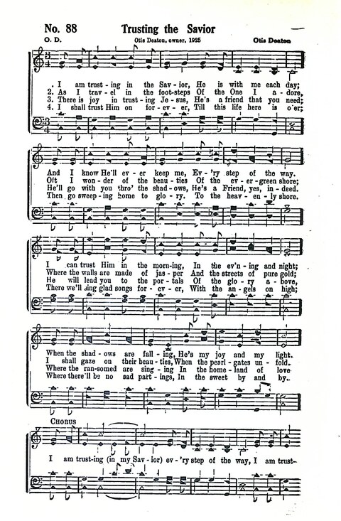 Harbor Bells [no. 1]: our 1925 book for Sunday schools, singing schools, revivals, conventions, and general use in all religious gatherings page 89