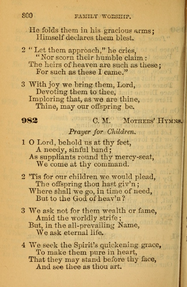 The Hymn Book of the African Methodist Episcopal Church: being a collection of hymns, sacred songs and chants (5th ed.) page 809