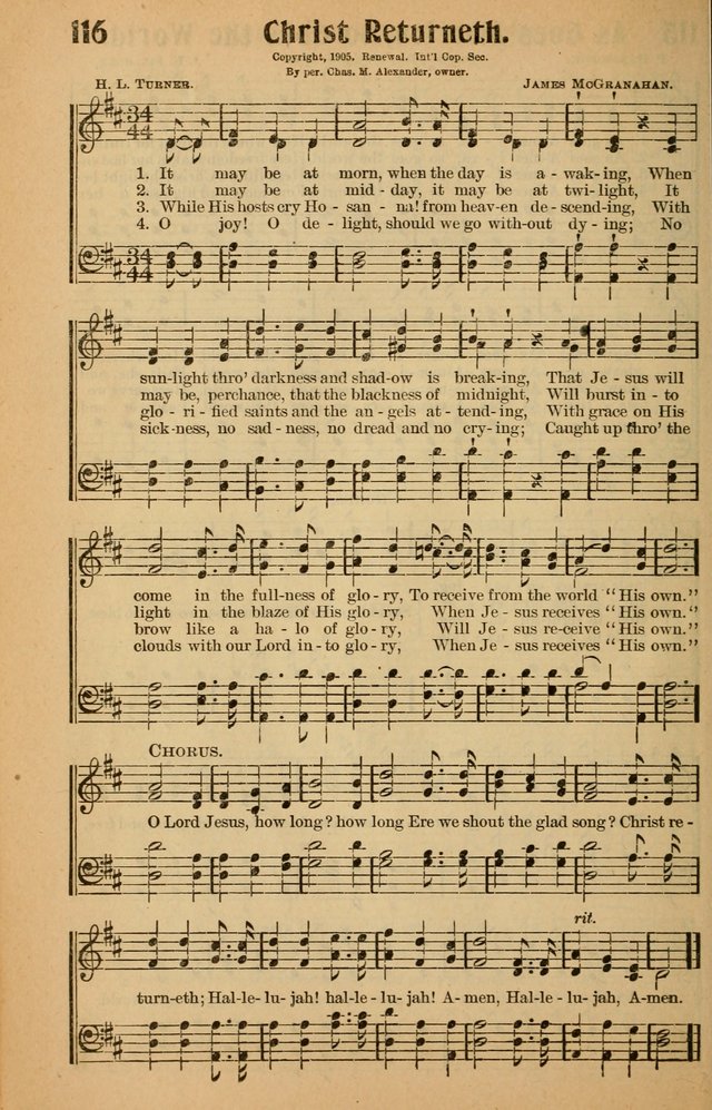 Hymns of Blessing for the Living Church: the best of the old and the latest of the new, suited to the church and home, the Sunday school, the brotherhoods, the young peoples
