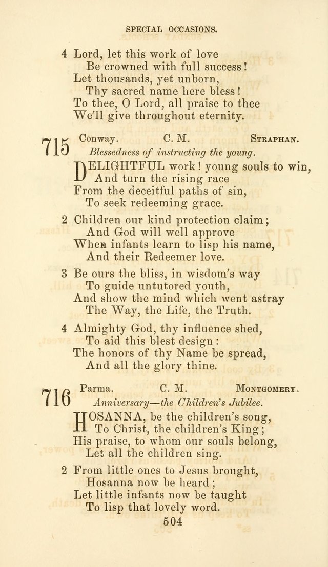 Hymn Book of the Methodist Protestant Church page 511