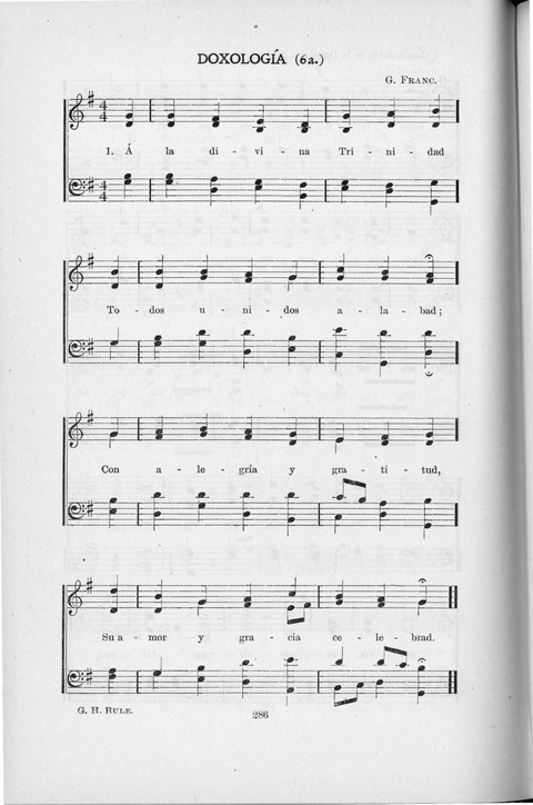 Himnario Cristiano para uso de las Iglesias Evangélicas page 286