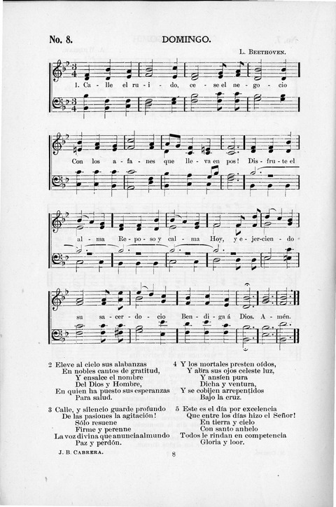 Himnario Cristiano para uso de las Iglesias Evangélicas page 8