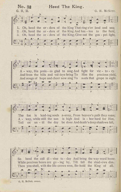 Harvest Carols: for the church, Sunday school, singing convention, singing school and all religious work and worship page 102
