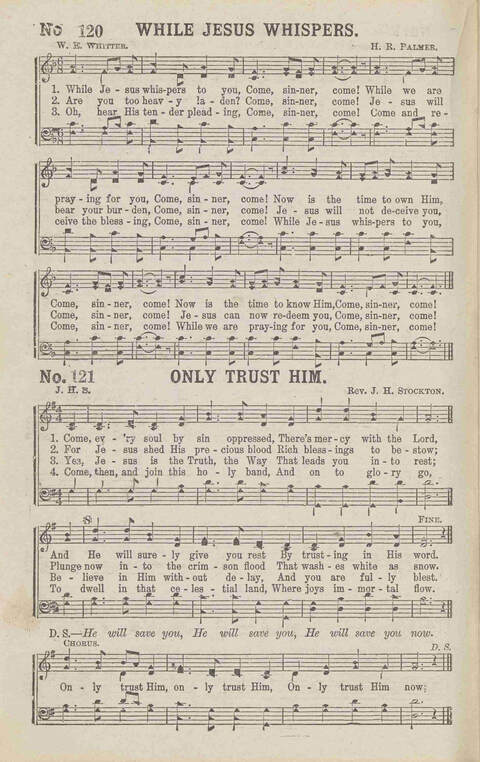 Harvest Carols: for the church, Sunday school, singing convention, singing school and all religious work and worship page 138