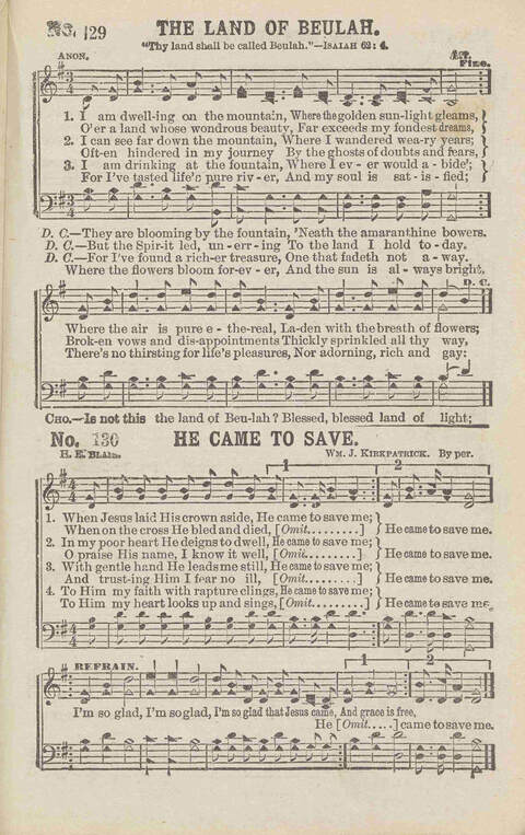Harvest Carols: for the church, Sunday school, singing convention, singing school and all religious work and worship page 145
