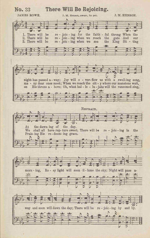 Harvest Carols: for the church, Sunday school, singing convention, singing school and all religious work and worship page 33