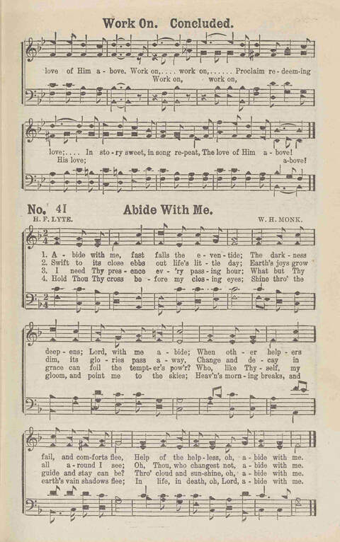 Harvest Carols: for the church, Sunday school, singing convention, singing school and all religious work and worship page 41