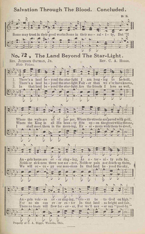 Harvest Carols: for the church, Sunday school, singing convention, singing school and all religious work and worship page 73