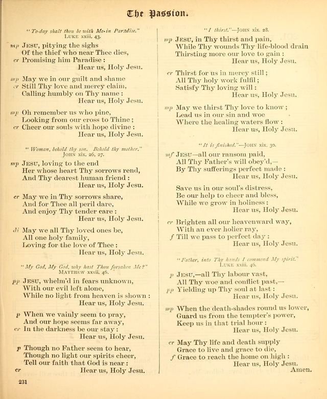 The Hymnal Companion to the Book of Common Prayer with accompanying tunes (3rd ed., rev. and enl.) page 231