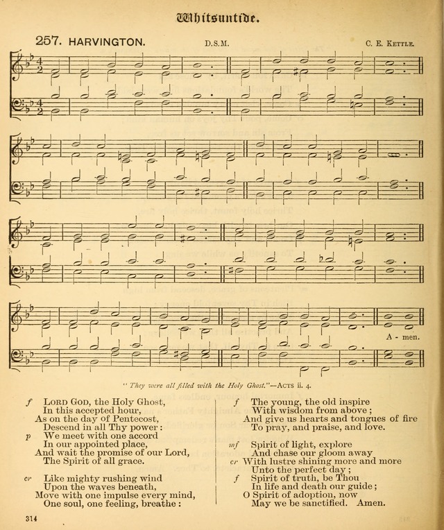 The Hymnal Companion to the Book of Common Prayer with accompanying tunes (3rd ed., rev. and enl.) page 314