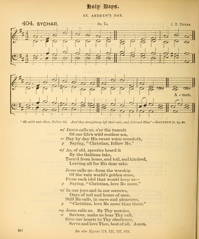 The Hymnal Companion to the Book of Common Prayer with accompanying tunes (3rd ed., rev. and enl.) page 484