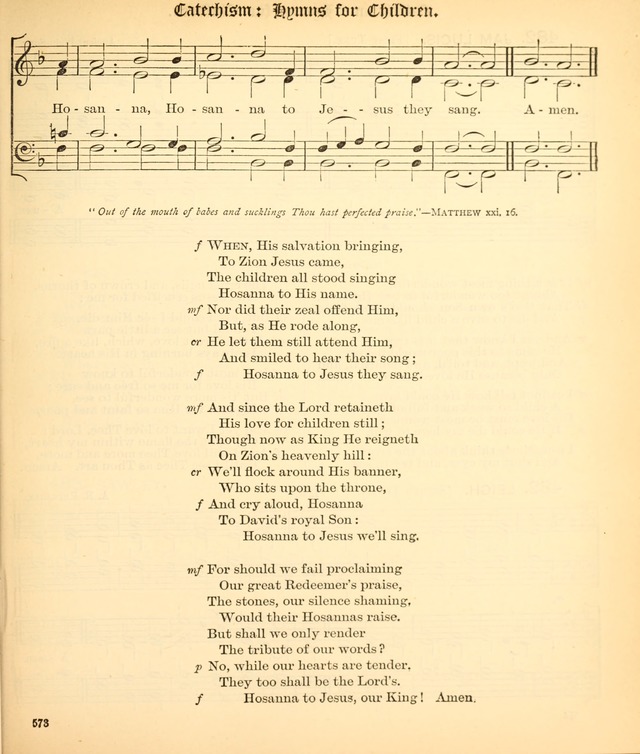 The Hymnal Companion to the Book of Common Prayer with accompanying tunes (3rd ed., rev. and enl.) page 573