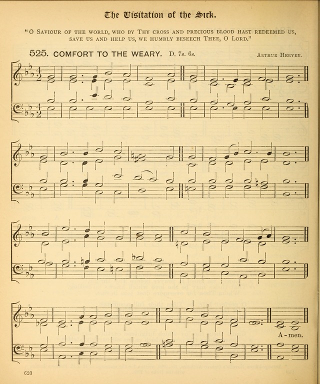 The Hymnal Companion to the Book of Common Prayer with accompanying tunes (3rd ed., rev. and enl.) page 620