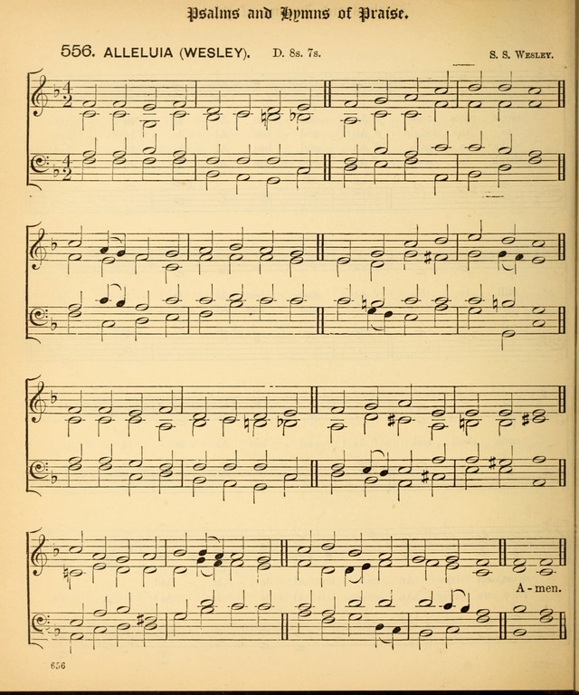The Hymnal Companion to the Book of Common Prayer with accompanying tunes (3rd ed., rev. and enl.) page 656