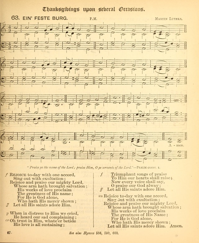 The Hymnal Companion to the Book of Common Prayer with accompanying tunes (3rd ed., rev. and enl.) page 67