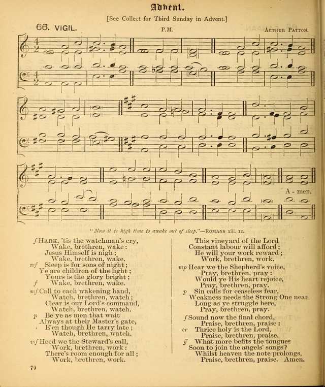 The Hymnal Companion to the Book of Common Prayer with accompanying tunes (3rd ed., rev. and enl.) page 70