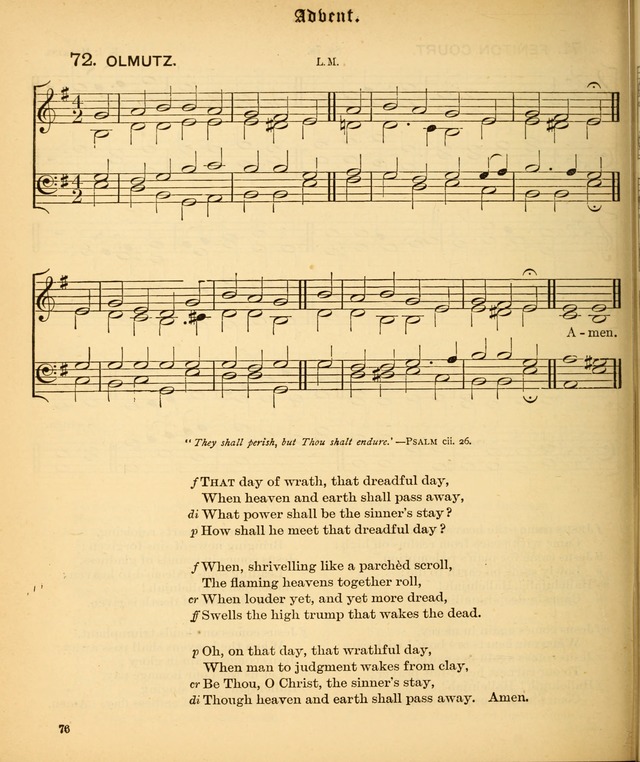 The Hymnal Companion to the Book of Common Prayer with accompanying tunes (3rd ed., rev. and enl.) page 76