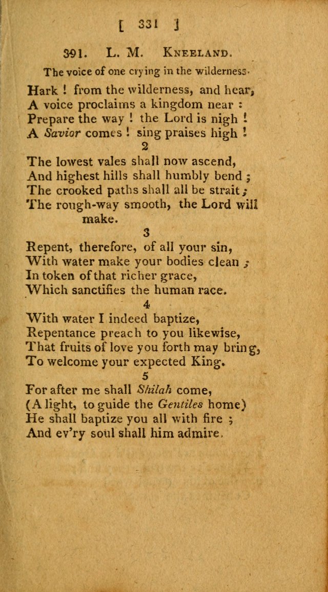 Hymns, Composed by Different Authors, at the Request of the General        Convention of Universalists. 2nd ed. page 331