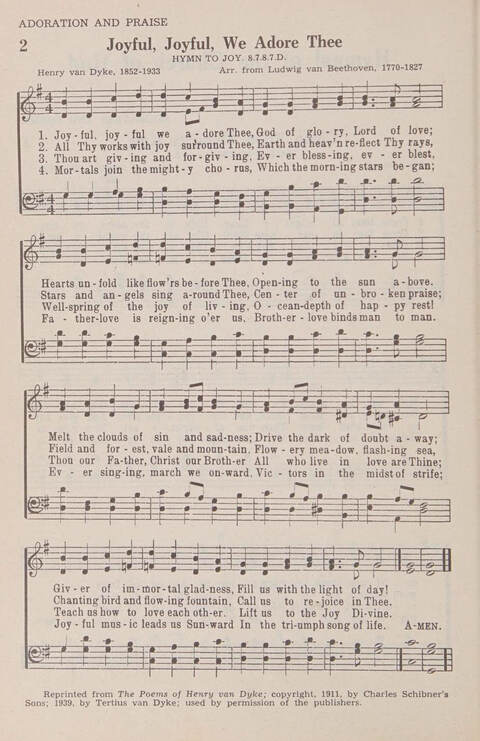 Hymnal of the Church of God page 2