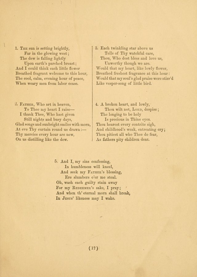 Hymns for Children (2nd ed.) page 17